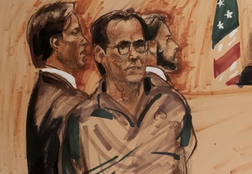 courtroom drawing